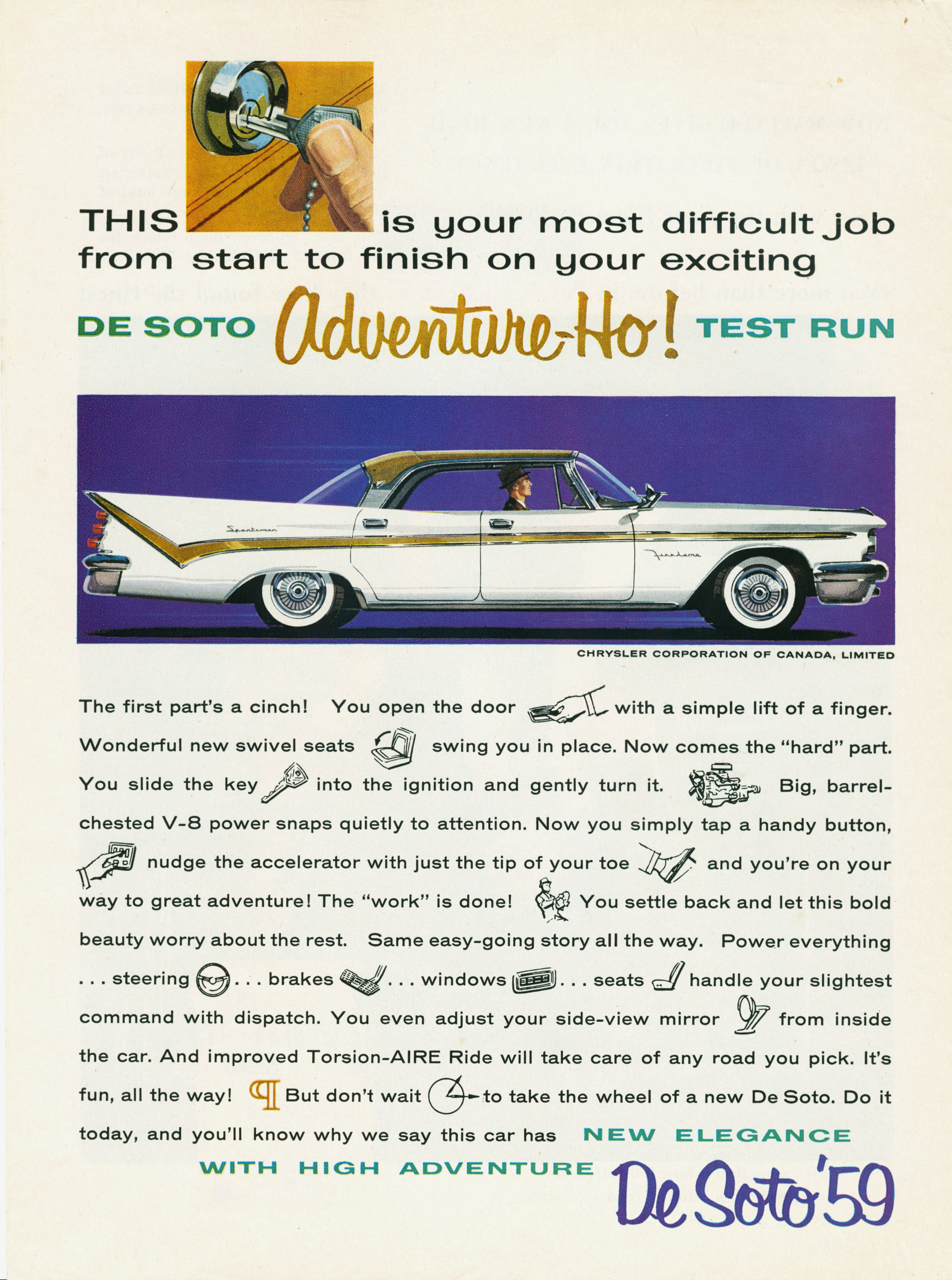 1959 DeSoto Auto Advertising
